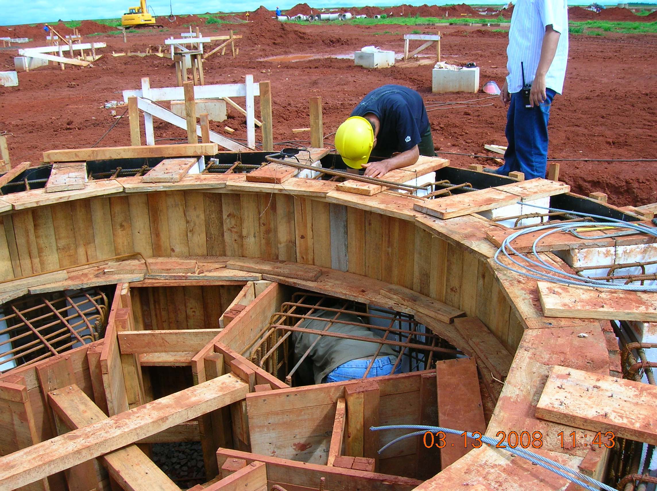 Conexões nas estacas